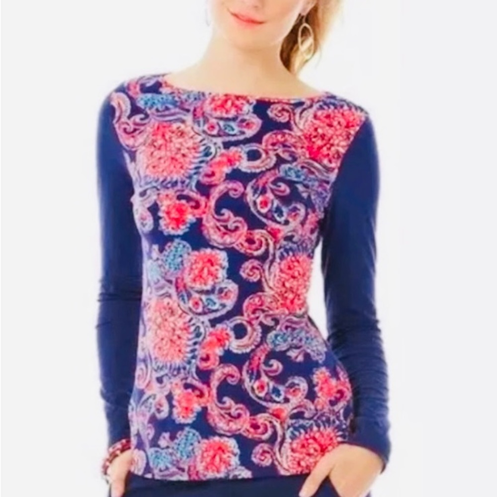 NWT Lilly Pulitzer Bailey top size large